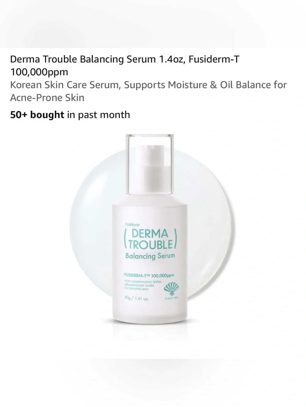 Balancing Serum DERMA TROUBLE dermatologist tested NEW 40g